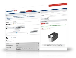 Schermata del sistema CAD