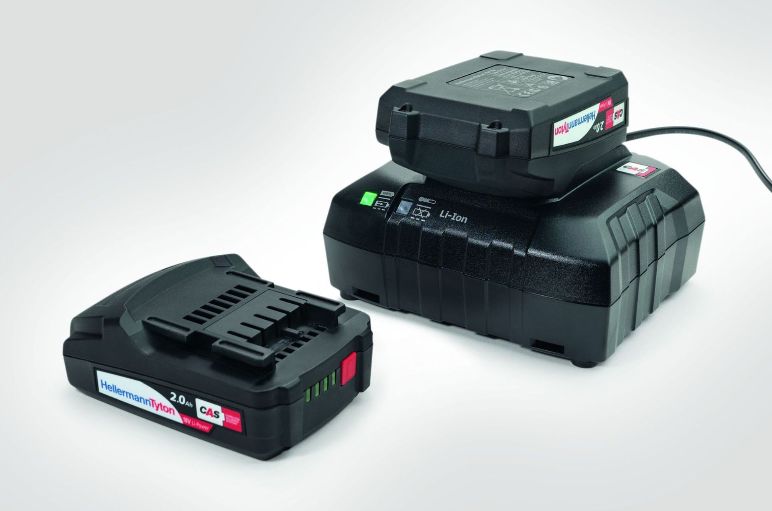 Le batterie Metabo CAS da 18 V si ricaricano rapidamente e sono compatibili con molti utensili professionali