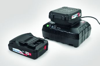 Le batterie Metabo CAS da 18 V si ricaricano rapidamente e sono compatibili con molti utensili professionali