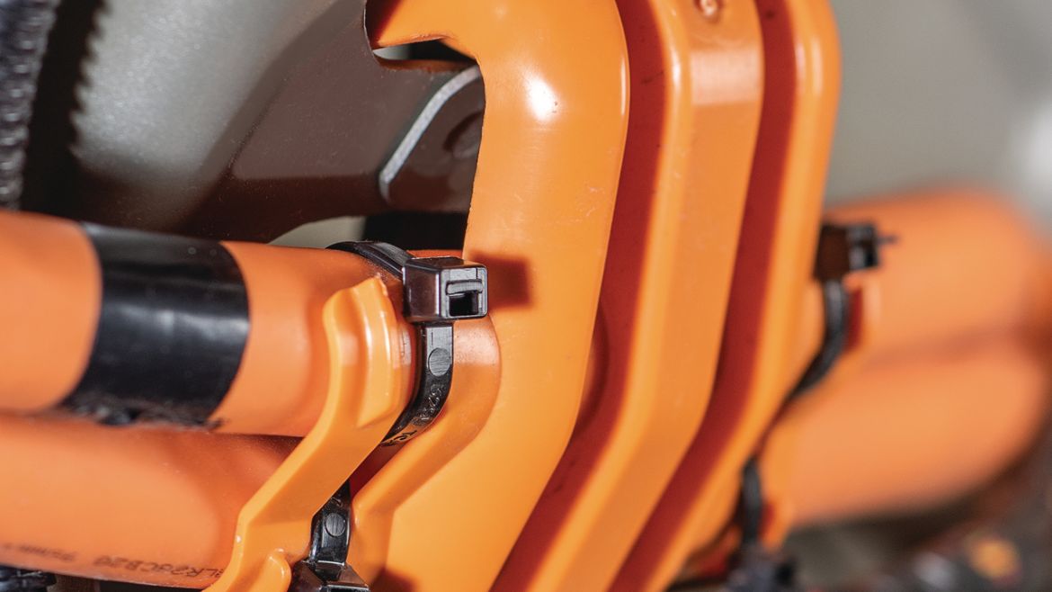 Serie T applicata in un cablaggio EV