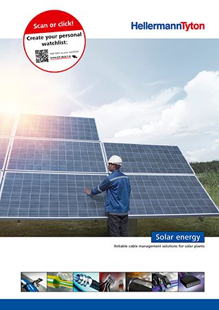 Copertina della Brochure 'Solar energy'