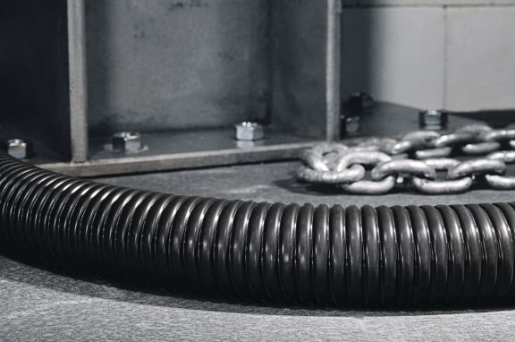 PCS, guaina metallica per cavi con rivestimento plastico