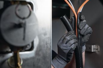 Le guaine corrugate HelaGuard HG-DC sono ideali per i cavi preinstallati