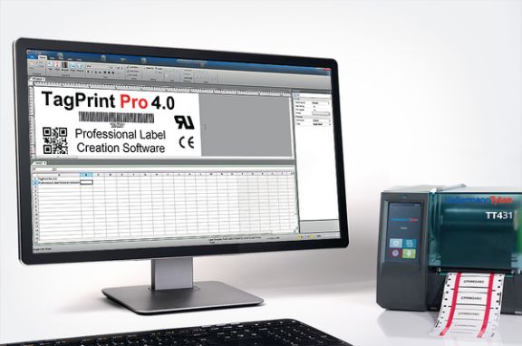 Identificazione industriale con etichette professionali