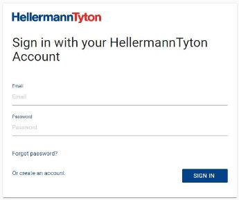 Accesso all'account HellermannTyton