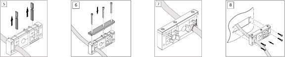 Come installare il passacavi divisibile VarioPlate steps da 5 a 8