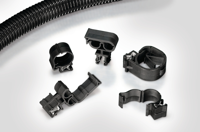 Edge clip per ancoraggio su bordi 1-piece e 2-piece