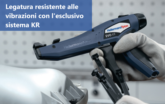 Legatura resistente alle vibrazioni con l'esclusivo sistema KR