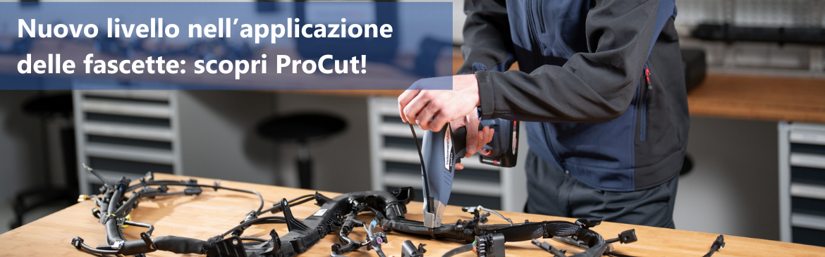 a batteria, utensile per l'applicazione di fascette per impieghi heavy duty