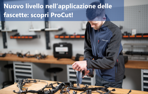 a batteria, utensile per l'applicazione di fascette per impieghi heavy duty