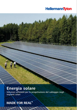Copertina della Brochure 'Energia solare'