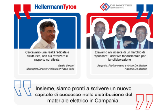 HellermannTyton e De Matteo: innovazione e tradizione nel settore elettrico campano!